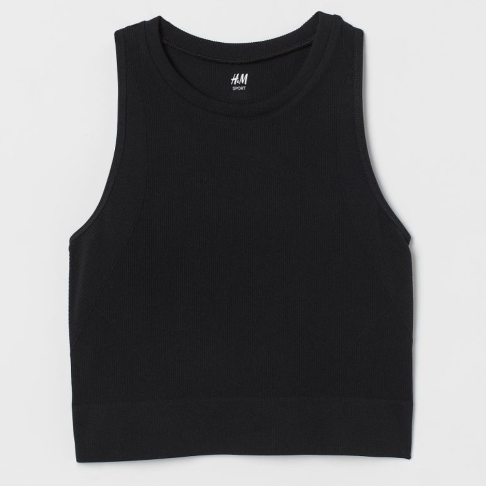 H&M Seamless Sports Crop Top
